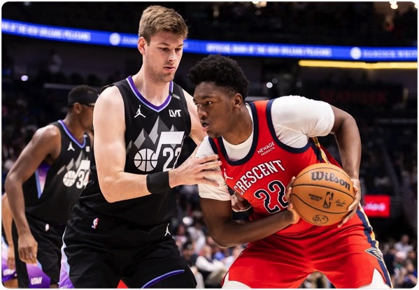 04月08日 NBA常规赛 爵士vs鹈鹕 全场录像回放